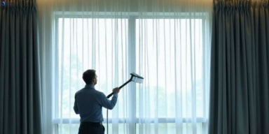 Commercial curtain stain removal service chuwar hotels offices restaurants